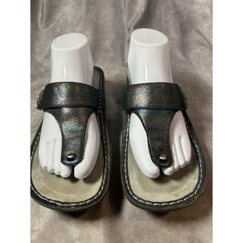 Alegria PG Lite Thong Sandals EU 39 US 8.5-9 Iridescent Rose Comfort Slides